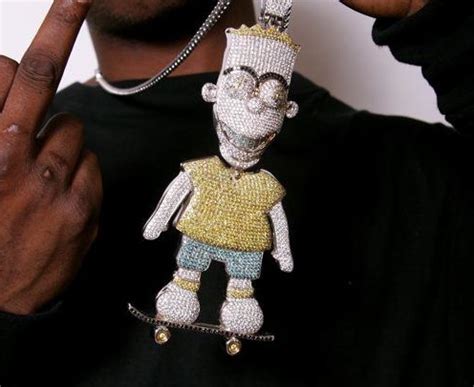 gucci mane amazon chain fake|gucci mane bart simpson chain.